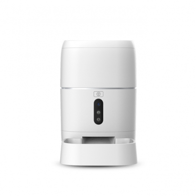 Intelligent Food Dispenser Dog and Cat Feeder With Wi-Fi Connection And Voice System Has Large Capacity