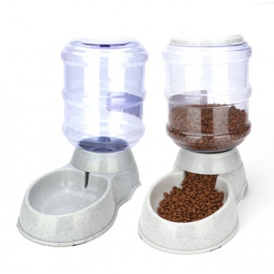 Competitive Price Plastic Material PP Bowl Auto Water Pet Dispenser Automatic Dog Feeder