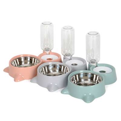 Hot Sale Plastic Material Pet Feeder Pet Bowl Water Food Automatic Dog Cat Feeder