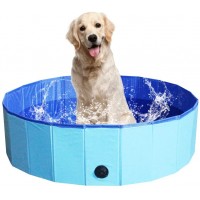 Pet Swimming Pool Portable Pool Dogs Cats Bathing Tub Bathtub Wash Tub Foldable Pet Bath Pool